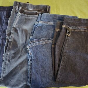 Set of Four Denim Jeans in Various Shades